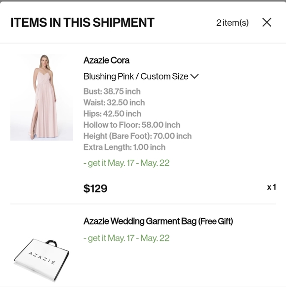 Bridesmaid Dress - Picture 3 of 4